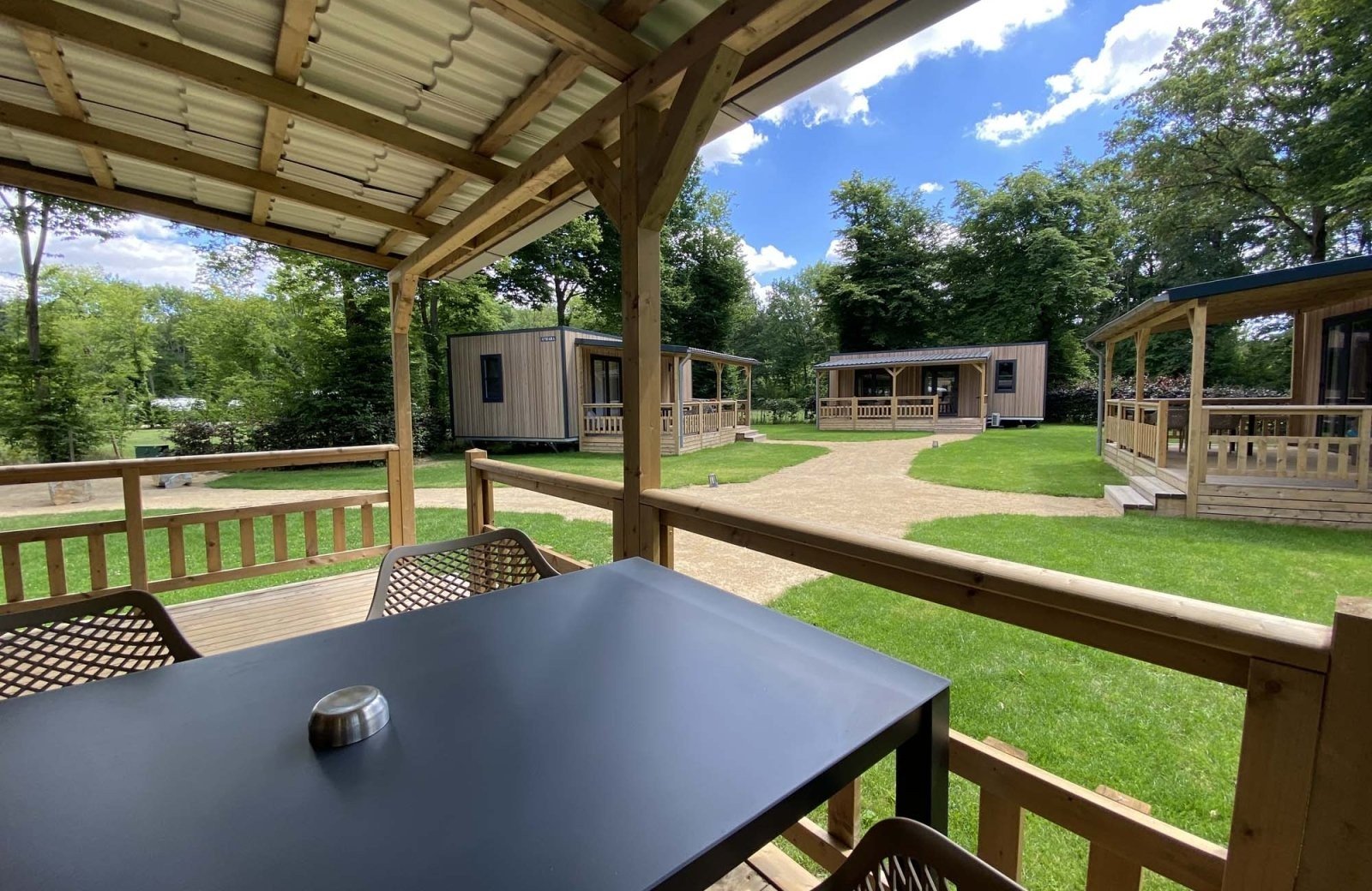 12 field with 4 forest lodges