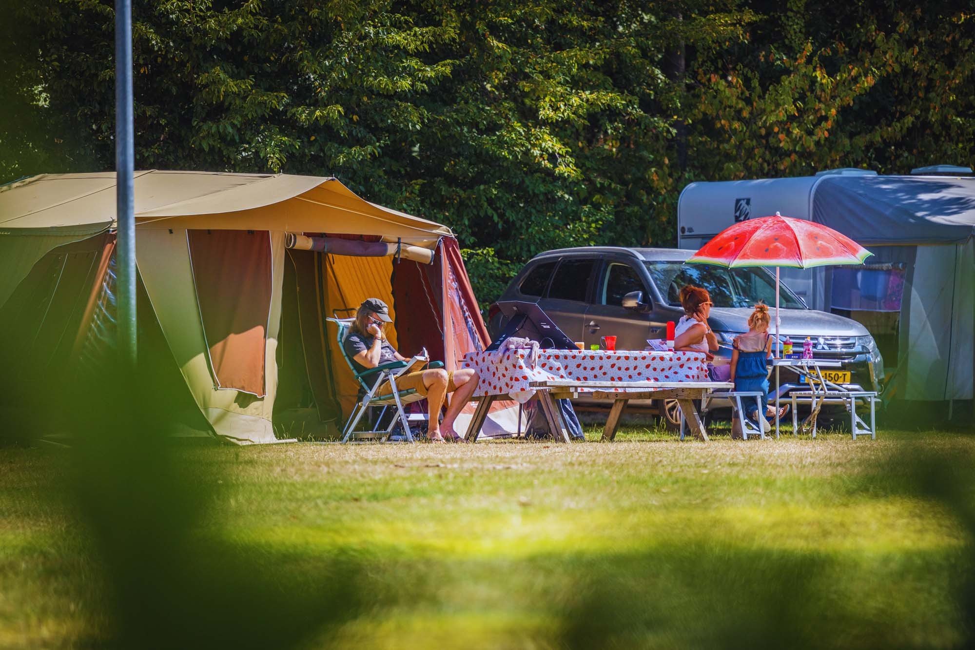 Comfort camping pitch Pentecost